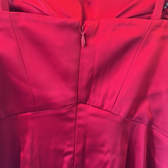 Calvin Klein Ruby Red Formal Midi Dress - Picture 5 of 8